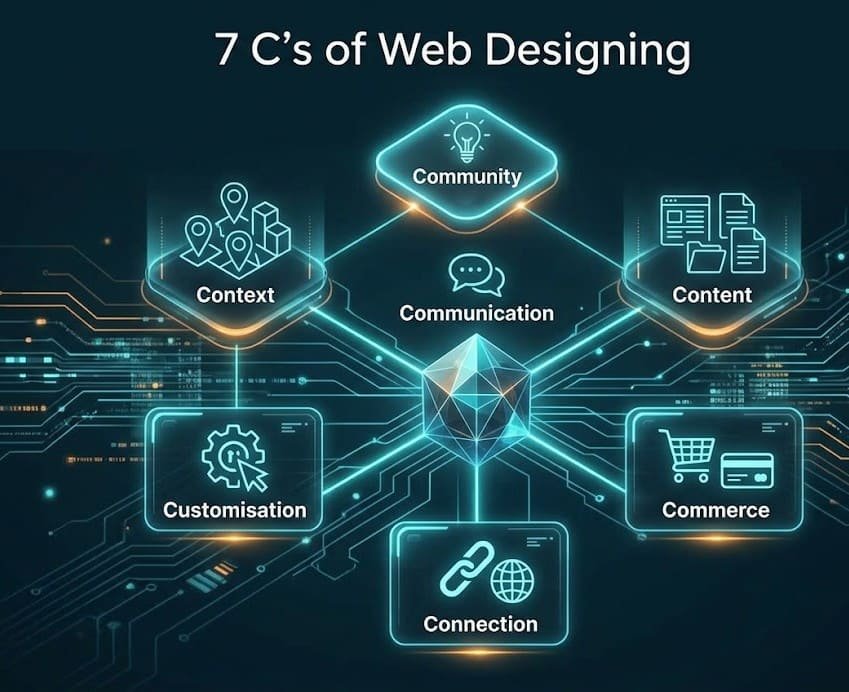 What Are the 7 Cs of Web Design? A Complete Beginner’s Guide 7CS Web Designing Final 1 1
