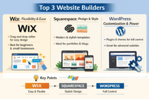 what are the top 5 website builders? Top 3 Builders 300x200