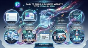 Easy to Build a business website with Canva in 2026 Easy to Build a business website with Canva in 2026